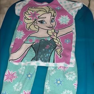 frozen pajamas set